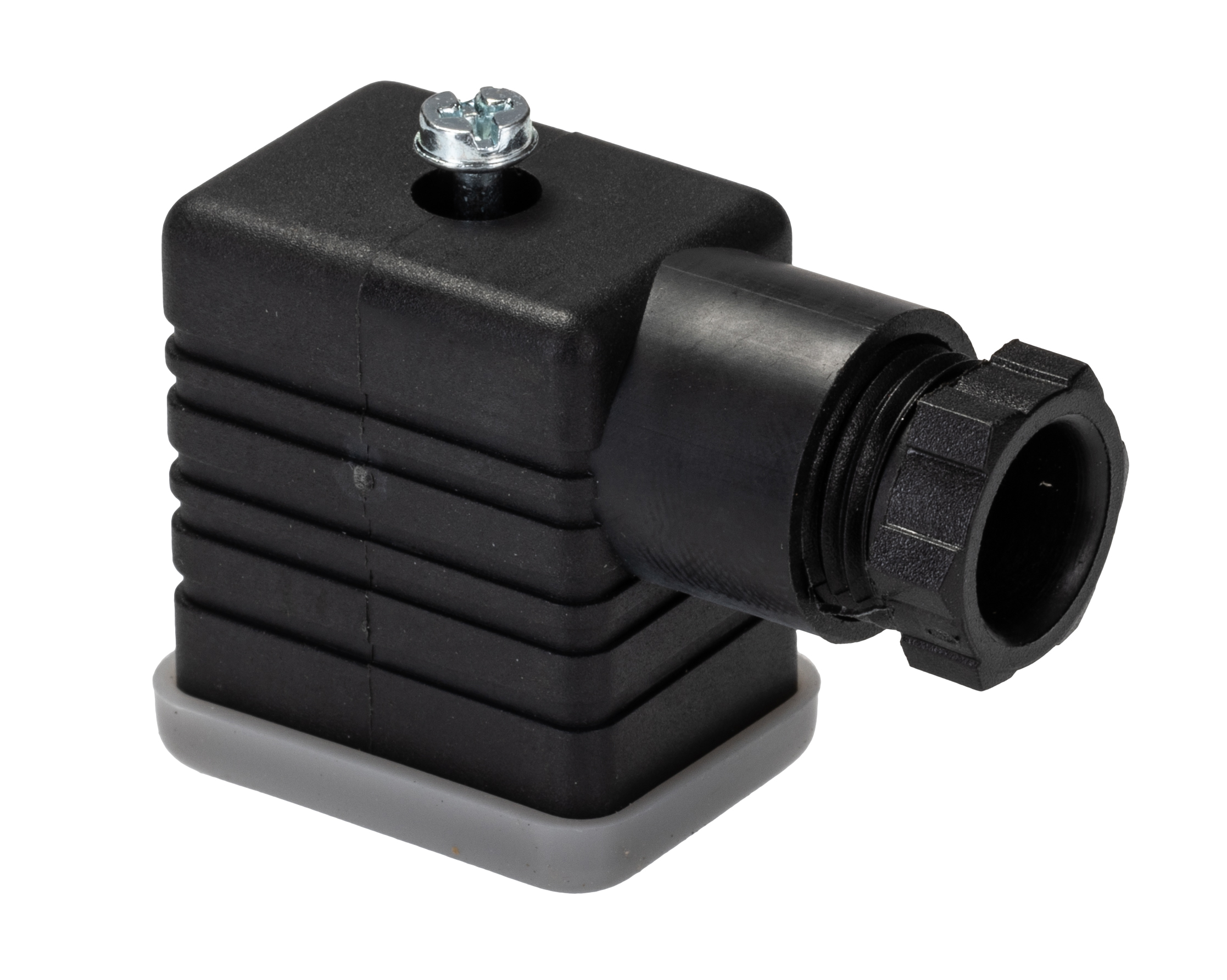 RS PRO 2P+E DIN 43650 B, Female Solenoid Valve Connector, 250 V ac Voltage