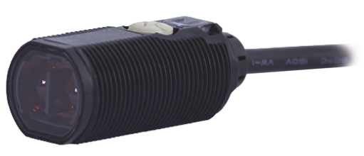 Omron Background Suppression Photoelectric Sensor, Barrel Sensor, 100 mm Detection Range