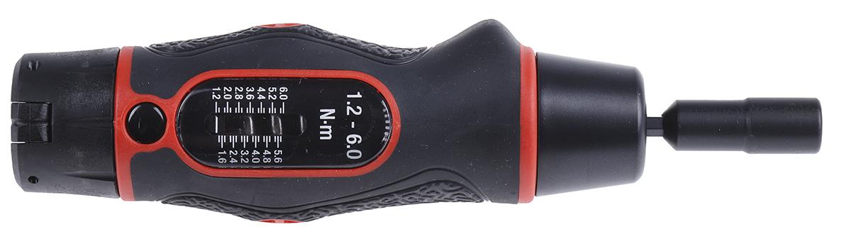 Norbar Torque Tools Adjustable Hex Torque Screwdriver, 1.2 → 6Nm, 1/4 in Drive - With RS Calibration