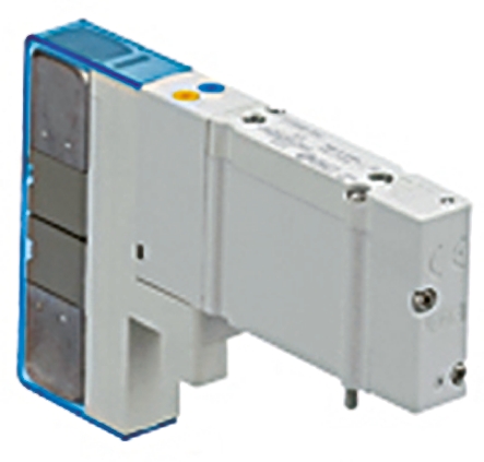 SMC 5/3 Pneumatic Solenoid/Pilot-Operated Control Valve - Pilot/Pilot SY3000 Series 24V dc
