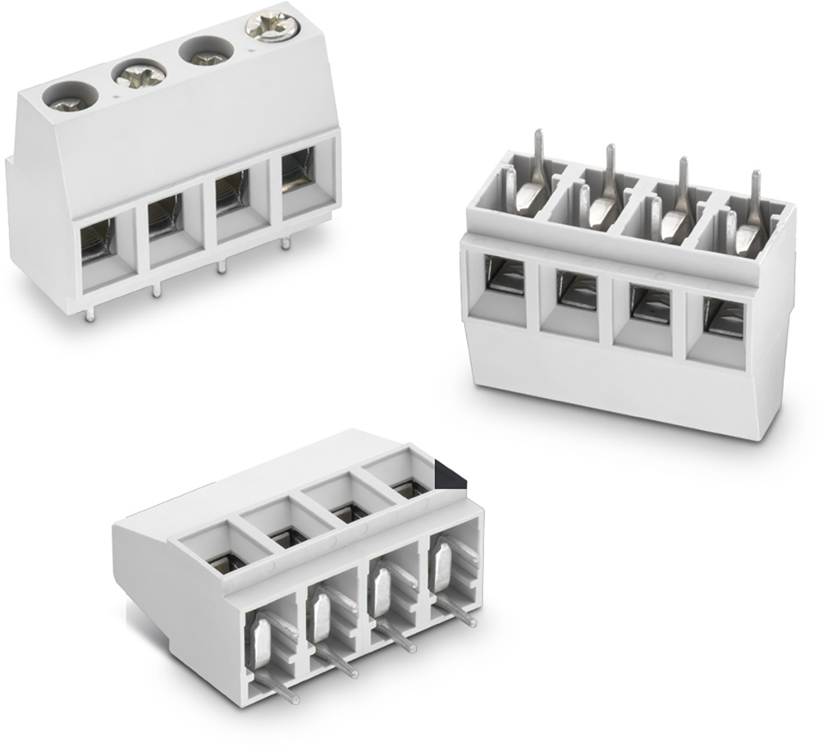 Wurth Elektronik 2566 Series PCB Terminal Block, 4-Contact, 10.16mm Pitch, Through Hole Mount, 1-Row, Solder Termination