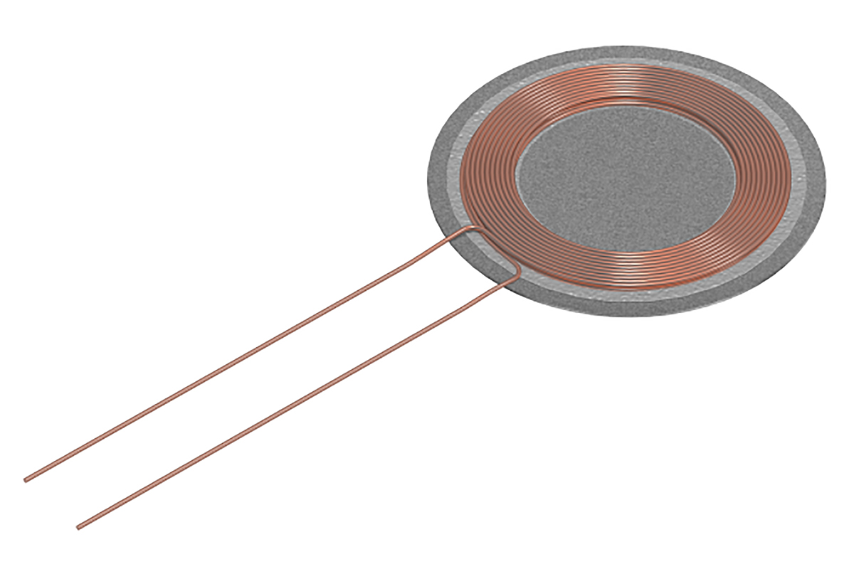 TDK WR Wireless Charging Coil Receiver, 11 μH, 12mm dia.