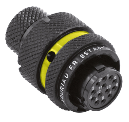 Souriau Sunbank by Eaton Circular Connector, 13 Contacts, Cable, Standard Connector, Plug, Female, IP67, 8STA Series