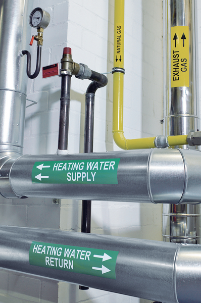HellermannTyton Helatag 1213 Yellow Label Roll, 40mm Width