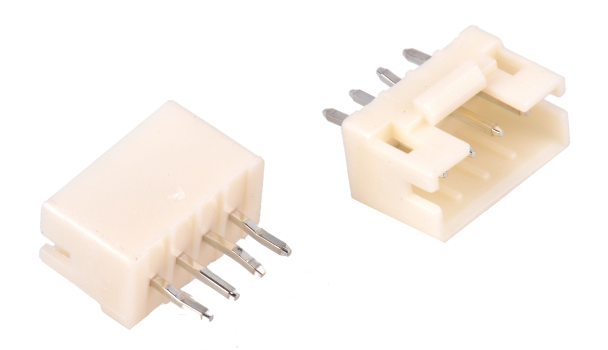 TE Connectivity HPI Series Straight Through Hole PCB Header, 4 Contact(s), 2 mm Pitch, 1 Row, Shrouded