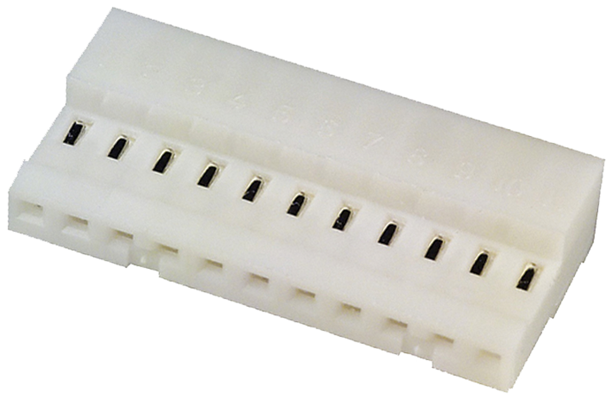 TE Connectivity 18-Way IDC Connector Socket for Cable Mount, 1-Row