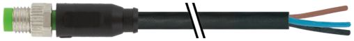 Murrelektronik Limited Male 3 way M8 to Free Cable End Sensor Actuator Cable, 2 m