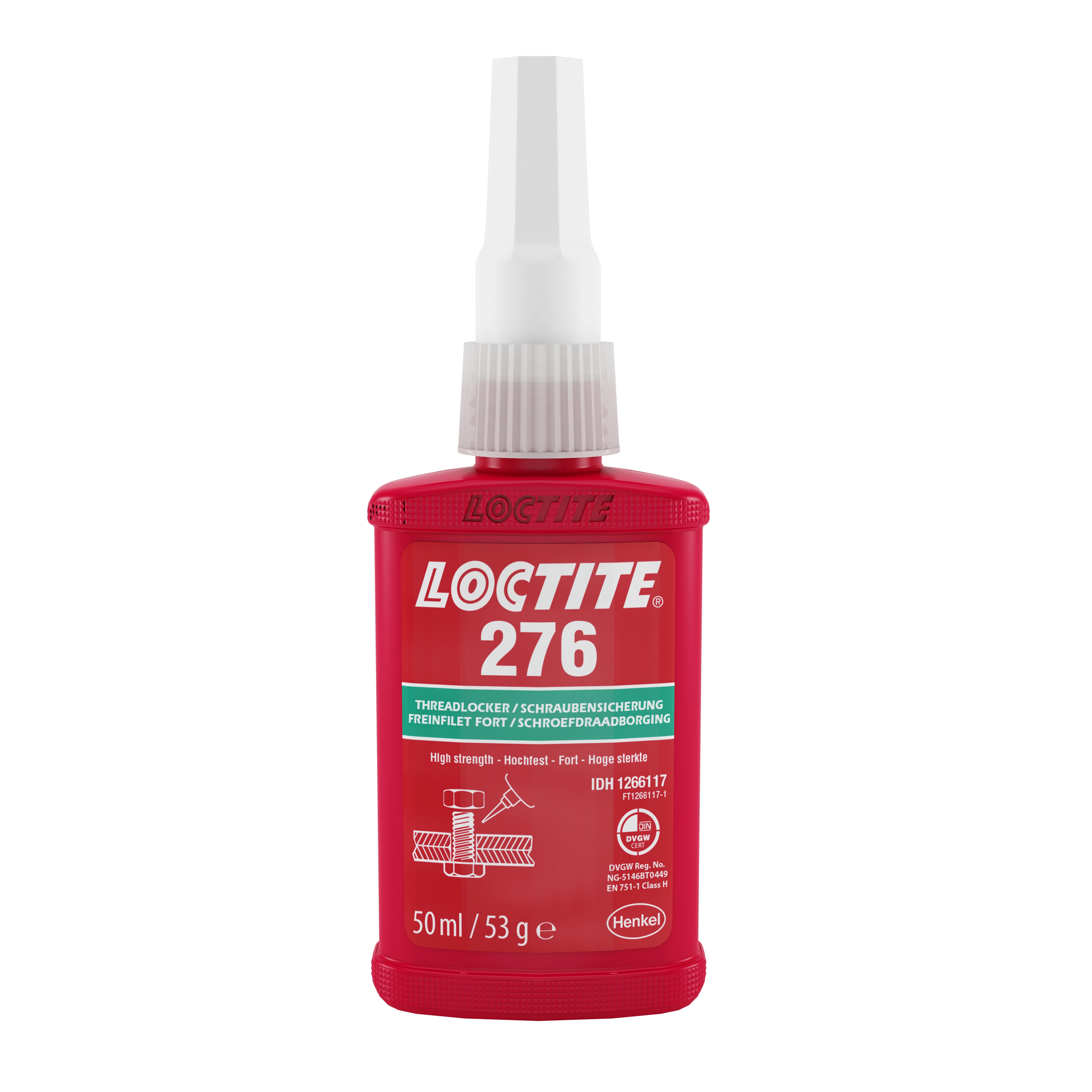 Loctite Loctite 276 Green Threadlocking Adhesive, 50 ml, 24 h Cure Time