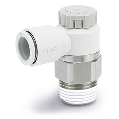 SMC AS Series Threaded Speed Controller, R 1/2 Male Inlet Port x 10mm Tube Outlet Port, AS4211F-04-10SA