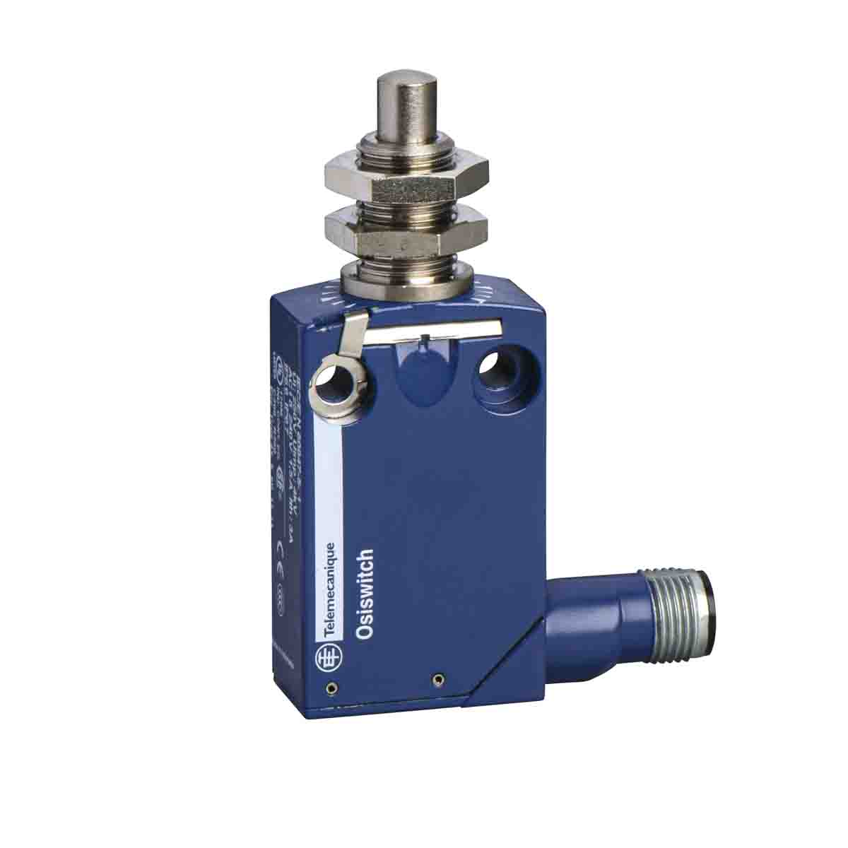 Telemecanique Sensors XCMD Series Plunger Limit Switch, 1NC/1NO, IP66, IP67, IP68, DPST, Zinc Alloy Housing, 50V ac