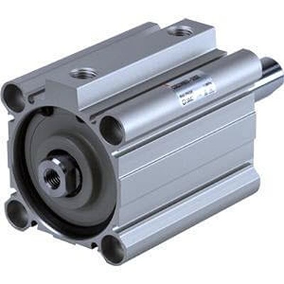 SMC Pneumatic Compact Cylinder - CDQ2WB80TF-15DZ 80 mm Bore, 15 mm CDQ2 Series, Double Acting Acting