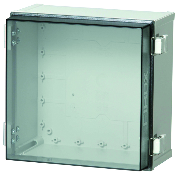 Fibox CAB Series Polycarbonate Wall Box, IP65, Viewing Window, 300 mm x 300 mm x 180mm