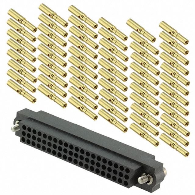 m83-lfc1f2n60-0000-000 Harwin Inc. 3-Row Female Surface Mount/Crimp Connector, Datamate J-Tek