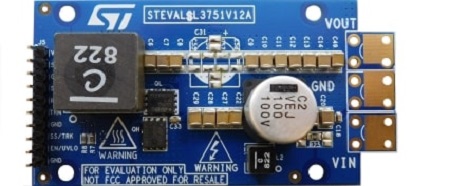STMicroelectronics ST STEVAL-L3751V12 DC-DC Converter for DC-DC Buck Converter for L3751