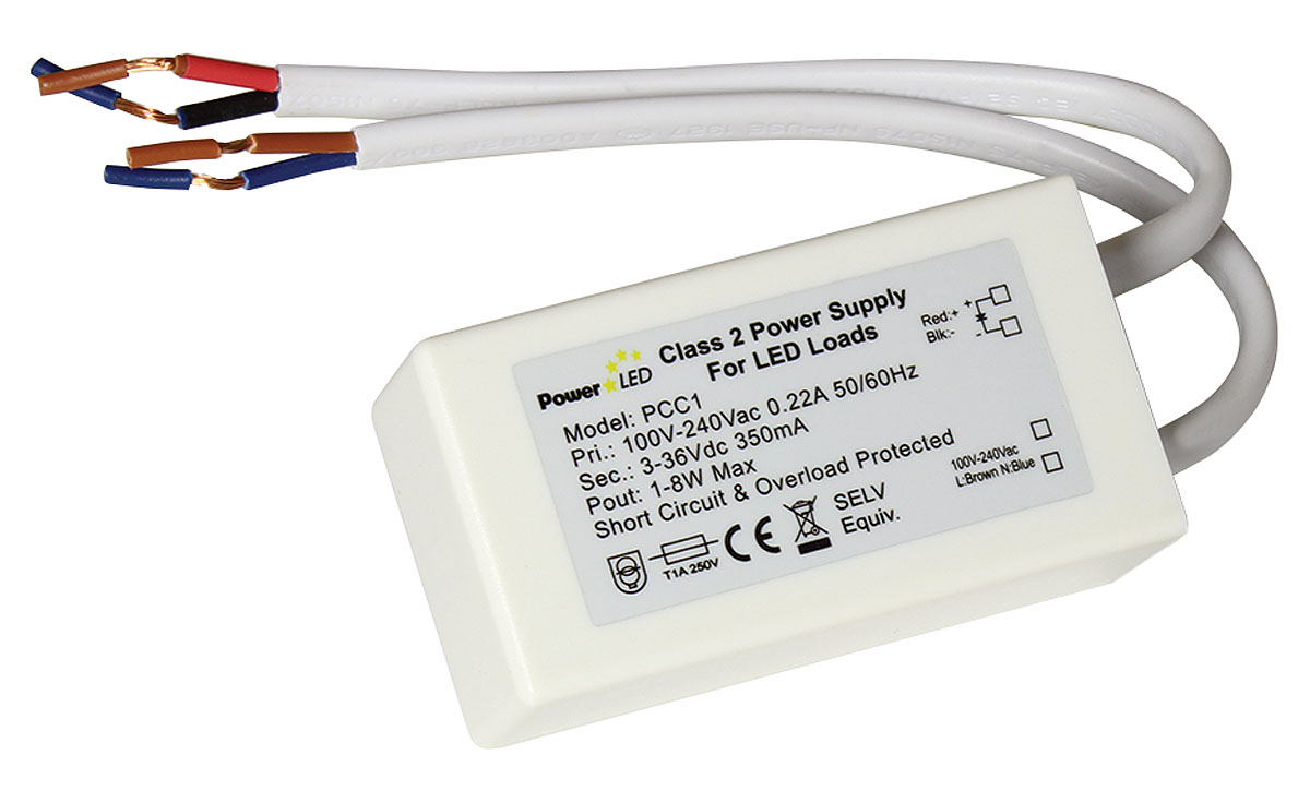 PowerLED LED Driver, 3 → 36V Output, 8W Output, 350mA Output, Constant Current