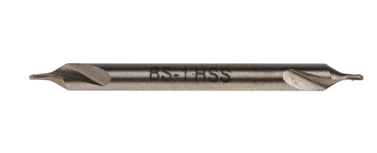 RS PRO HSS double ended centre drill, 1.2mm Diameter, 45mm Overall