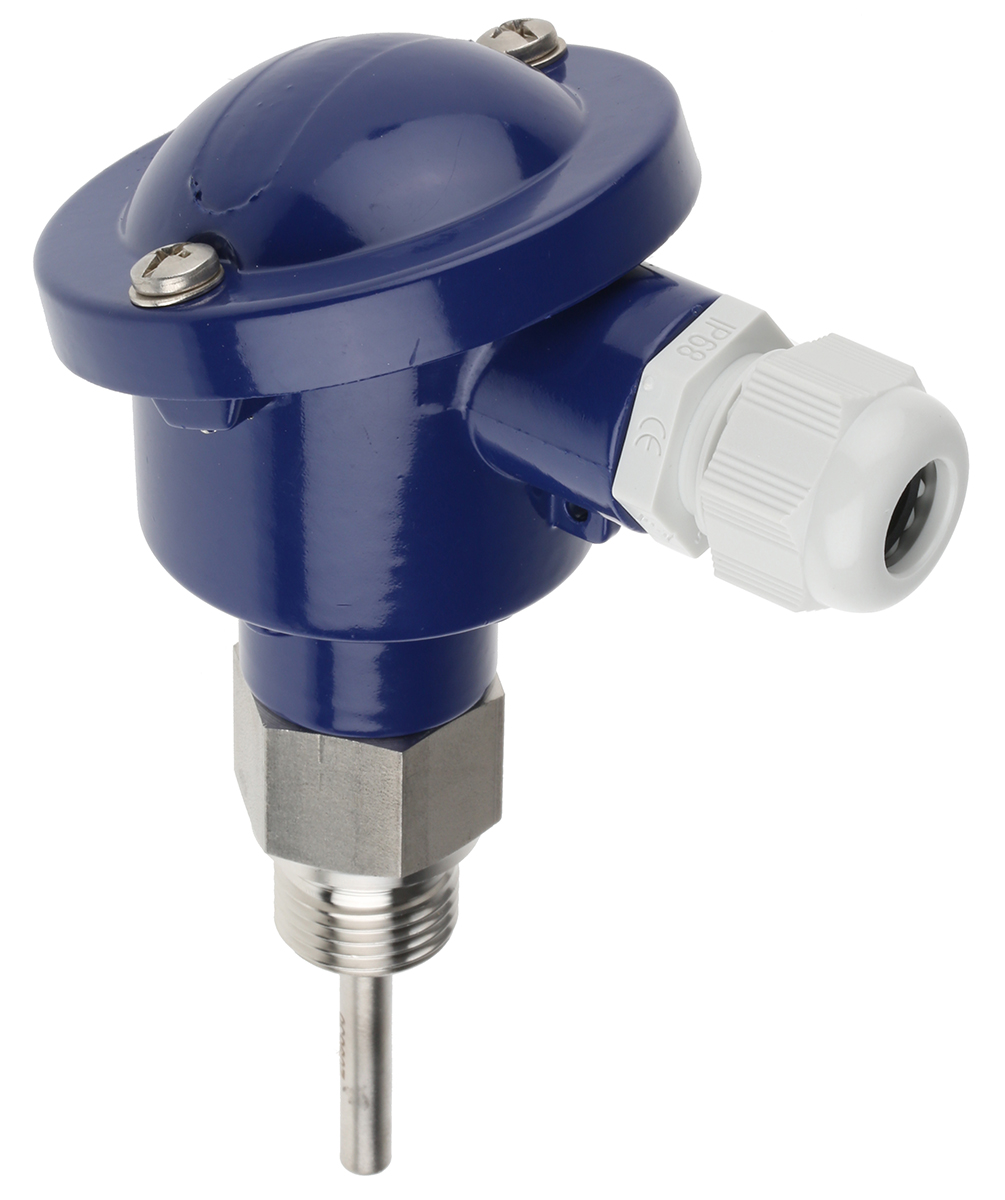 Jumo PT100 RTD Sensor, 6mm Dia, 50mm Long, 3 Wire, G1/2, Class B +400°C Max