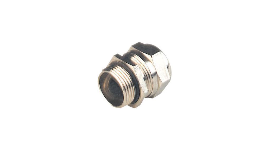 Hirschmann N6R-42 Series Silver Cable Gland, PG13.5mm Thread, 12mm min., 15mm max., IP65