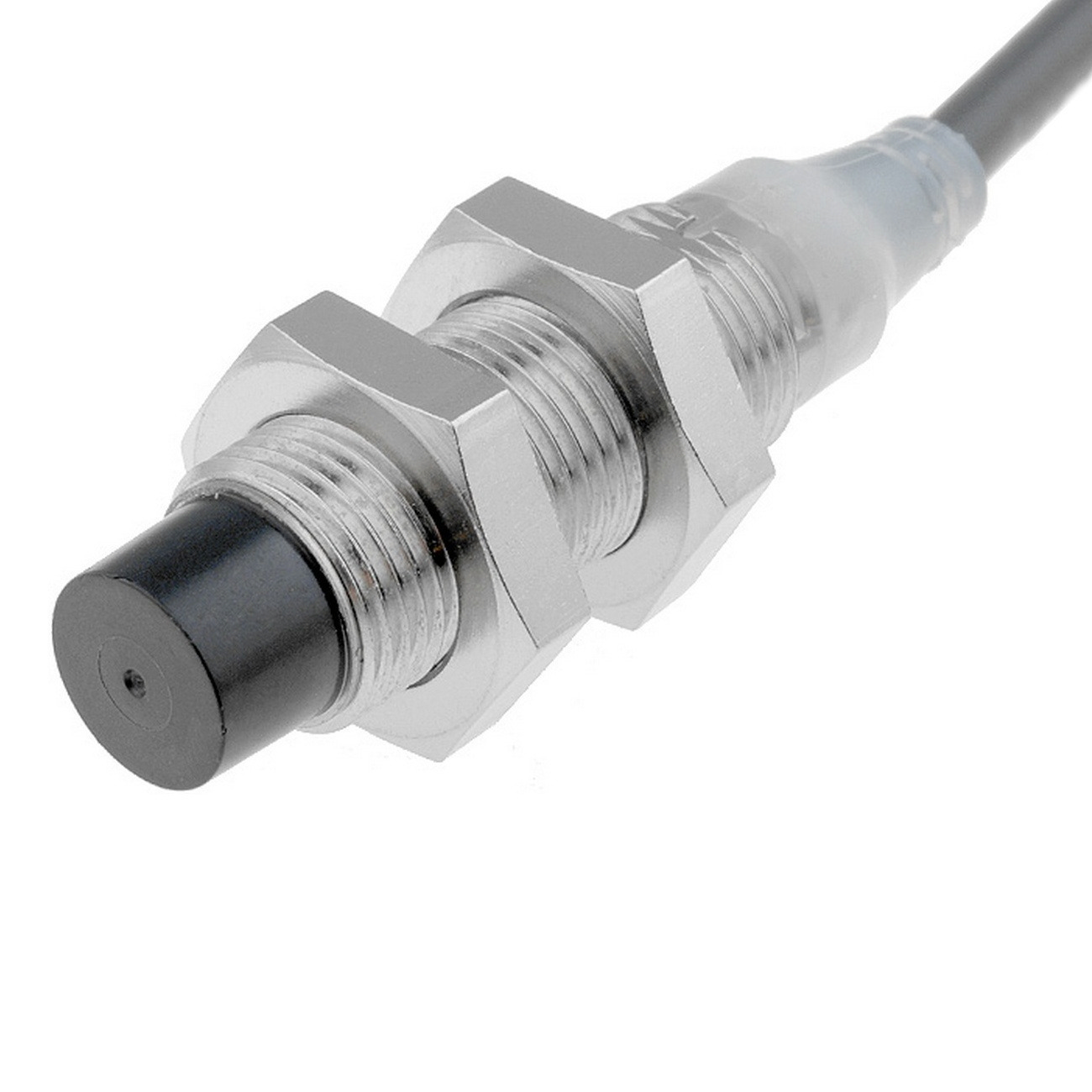 Omron Inductive Threaded Barrel Proximity Sensor, M8, 4 mm Detection, 2-Wire NO, 12 → 24 V dc
