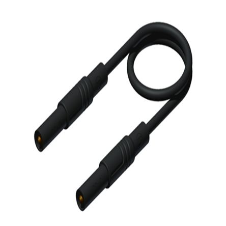Hirschmann Test & Measurement Test Probes, 32A, 1kV, Green/Yellow, 50cm Lead Length