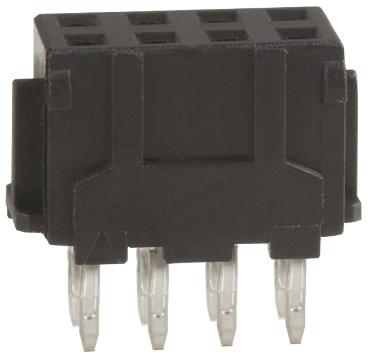 Hirose DF11 Series Straight Through Hole Mount PCB Socket, 8-Contact, 2-Row, 2mm Pitch, Solder Termination