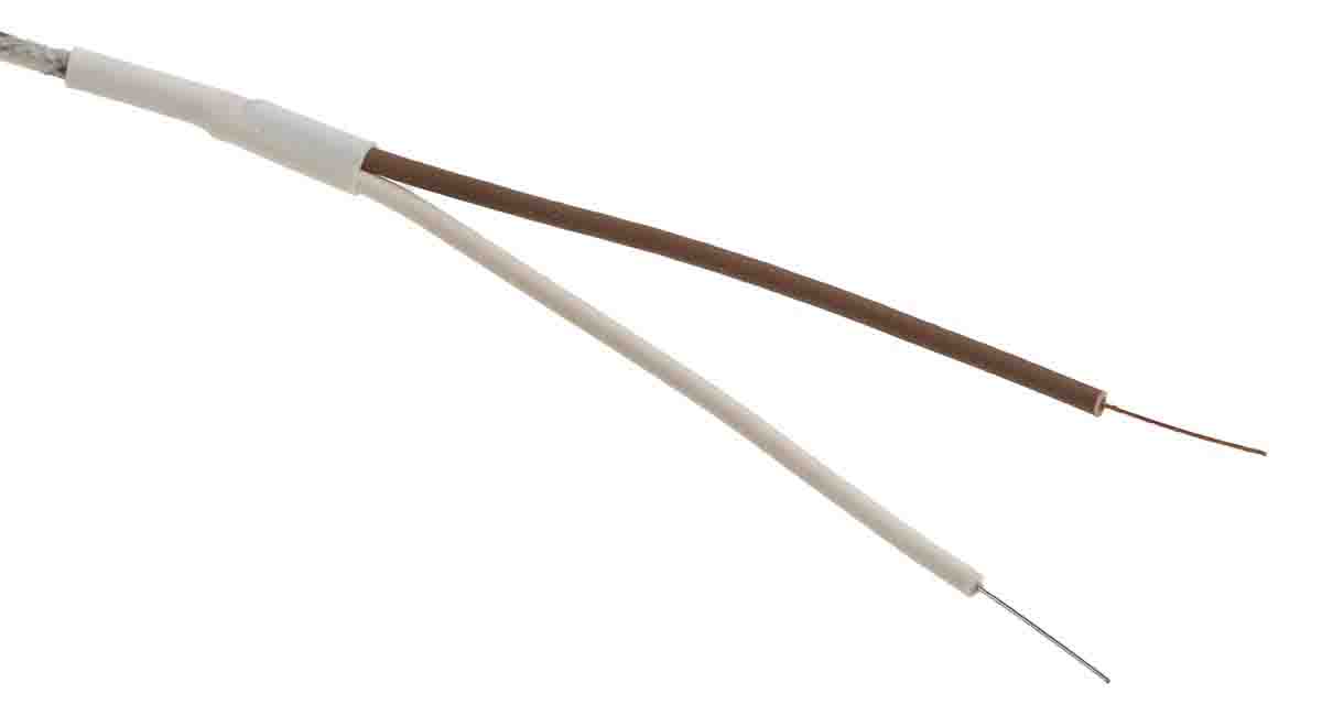 RS PRO Type T Thermocouple 2m Length, 0.3mm Diameter → +350°C