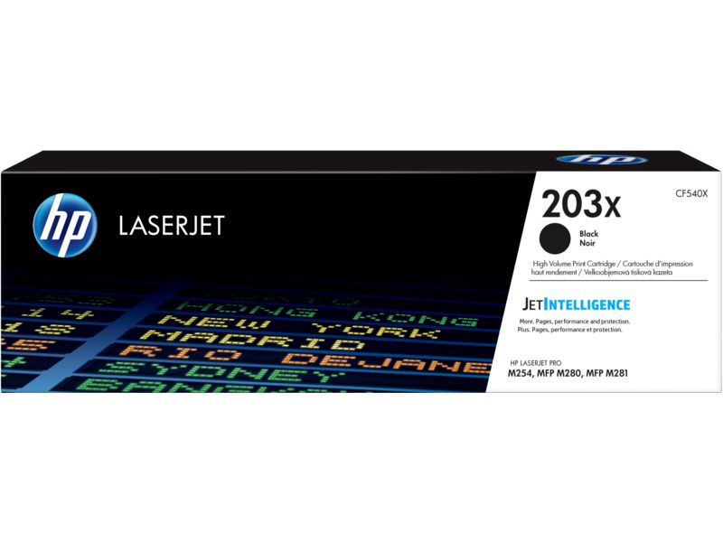 Hewlett Packard CF540X Black Toner Cartridge,  HP Compatible