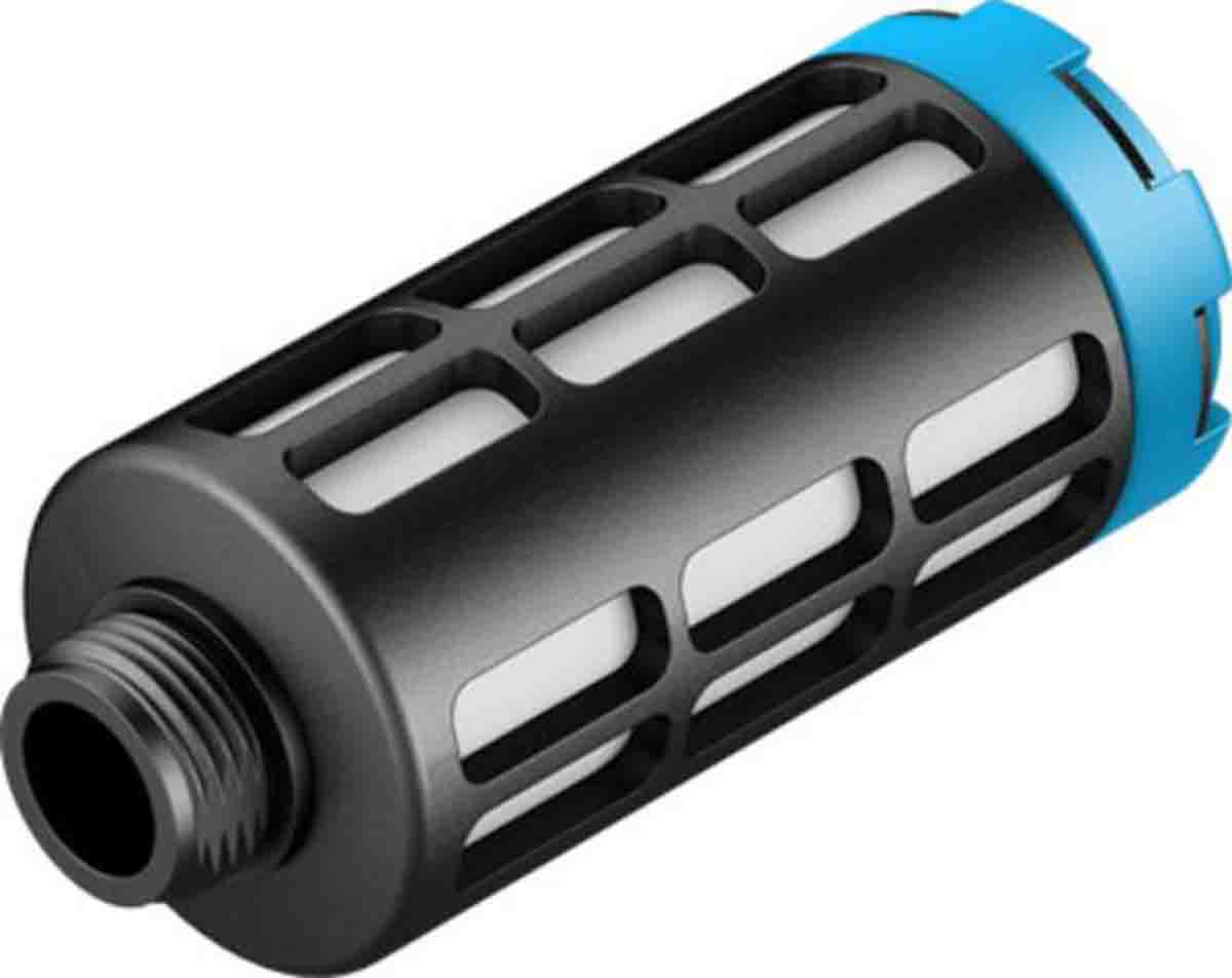 Festo U PE 10bar Pneumatic Silencer, Threaded, G 3/8 Male
