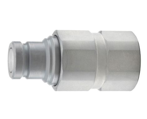 Parker Steel Female Hydraulic Quick Connect Coupling, G 1/2 Female