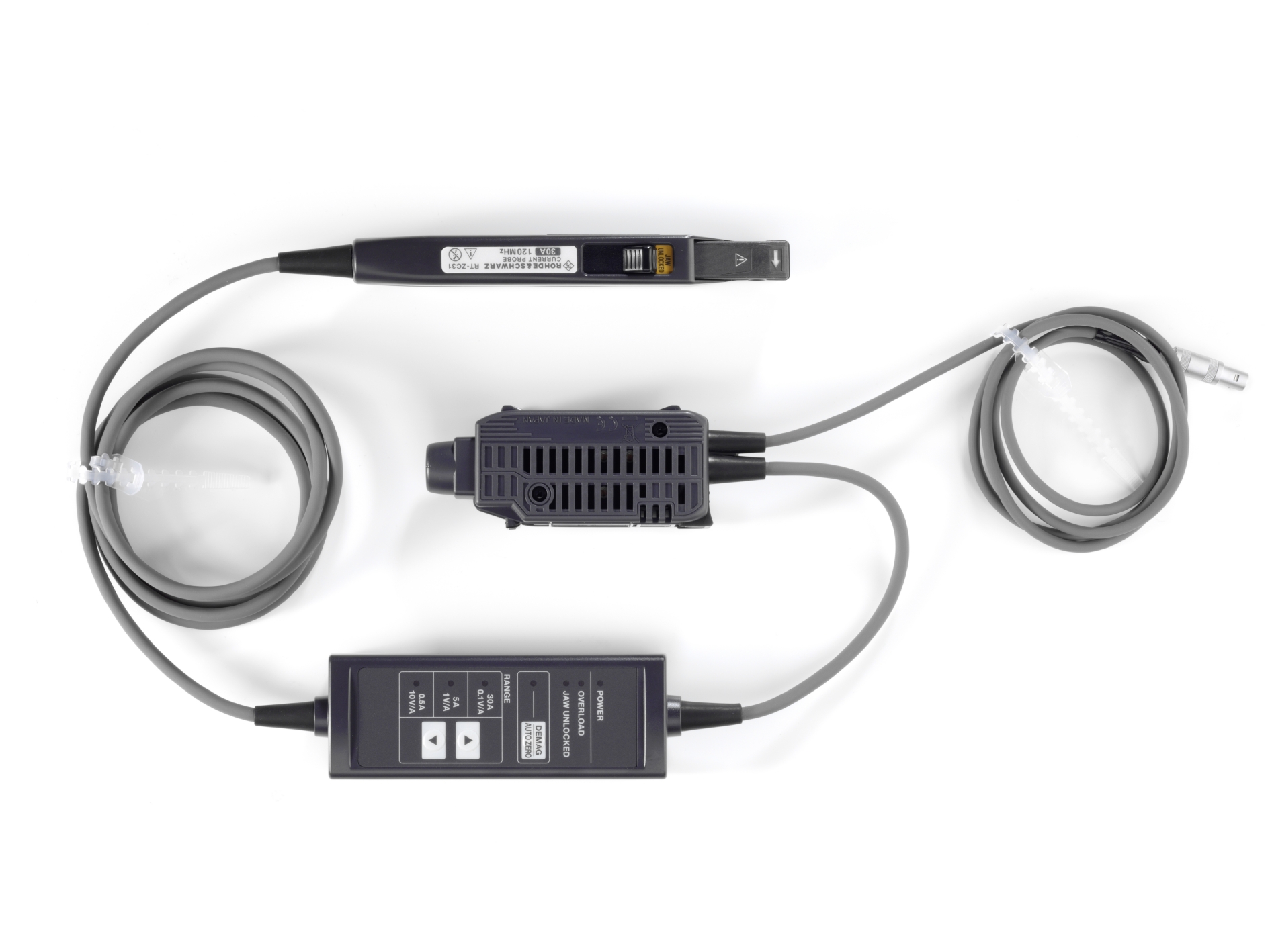Rohde & Schwarz RT-ZC Series RT-ZC31 Oscilloscope Probe, Current Type, 120MHz, BNC Connector