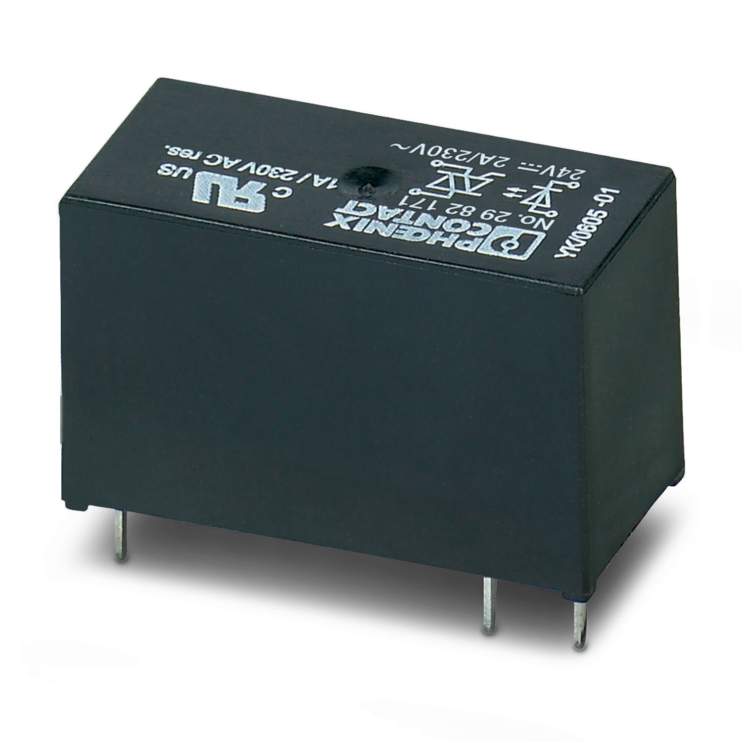 Phoenix Contact OPT-24DC/230AC/ 2 Series Solid State Relay, 2 A Load, DIN Rail Mount, 28.8 V dc Load