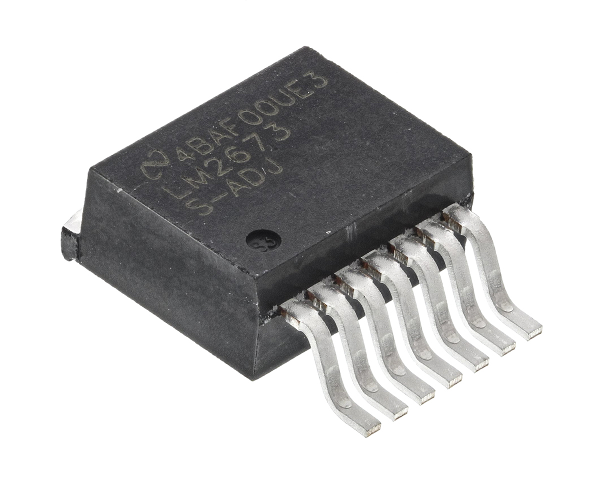 Texas Instruments, LM2673S-ADJ/NOPB Step-Down Switching Regulator, 1-Channel 3A Adjustable 7-Pin, D2PAK