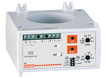 Lovato Earth Leakage Relay, 50 Hz, 60 Hz Frequency, 0.25 → 2.5A Leakage, SPDT Output