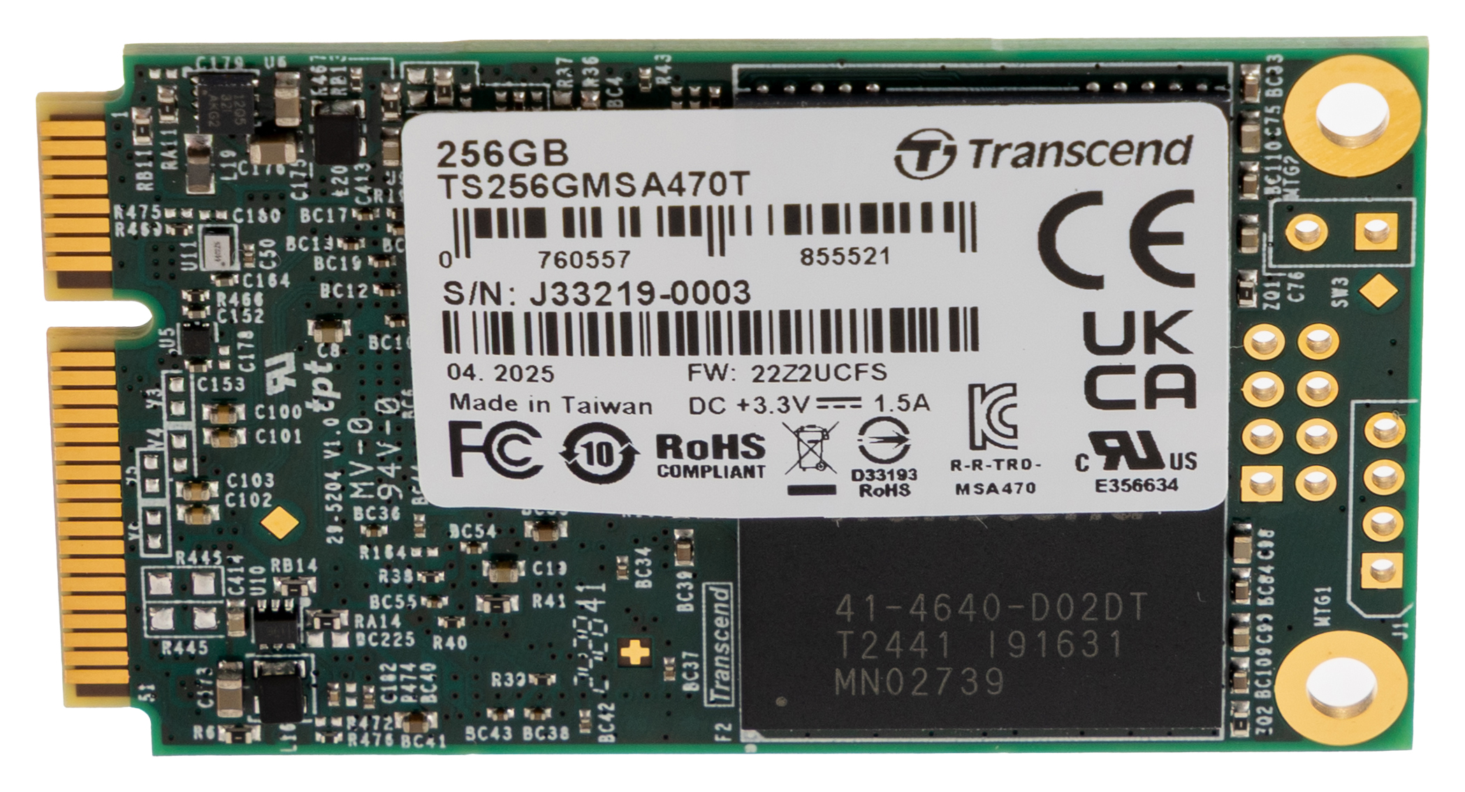Transcend MSA470T mSATA Internal SSD