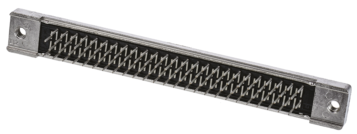 TE Connectivity Amplimite .050 III 100 Way Through Hole D-sub Connector Socket, 2.54mm Pitch