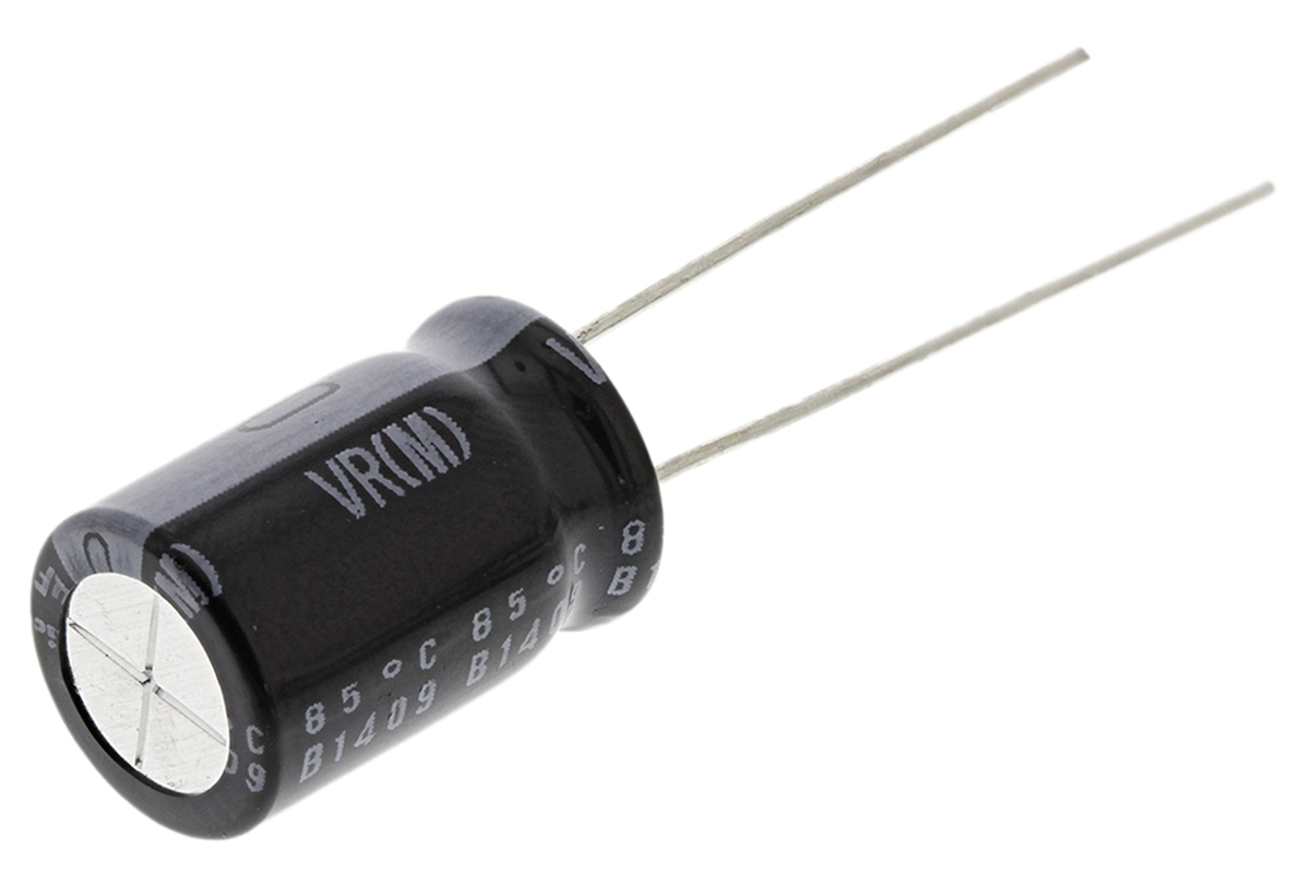 Nichicon 1000μF Aluminium Electrolytic Capacitor 16V dc, Radial, Through Hole - UVR1C102MPD