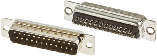 MH Connectors MHDM 37 Way Cable Mount D-sub Connector Plug, 2.77mm Pitch