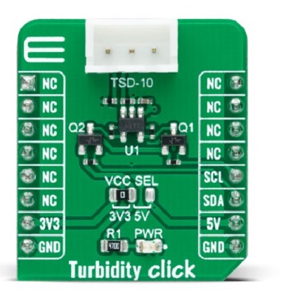 MikroElektronika Turbidity Click Add On Board MikroBus