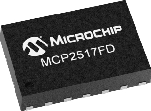 Microchip MCP2517FD-H/JHA, CAN Controller 8Mbps CAN 2.0B, 14-Pin VDFN