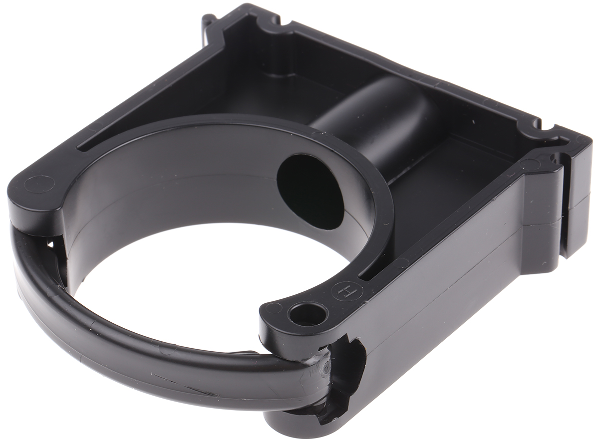 Georg Fischer PP Black Saddle Clamp 50mm x , 9mm