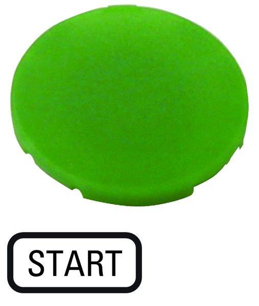 Eaton Button Plate for Use with M22-DG-X, M22(S)-D-X, M22(S)-DR-X, M30C-FD-X, M30C-FDR-X, Start