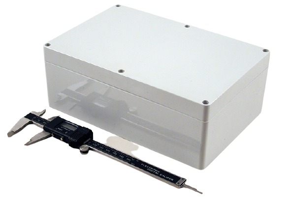 Hammond 1554 Series ABS Enclosure, IP66, 9.4 x 6.3 x 3.5in