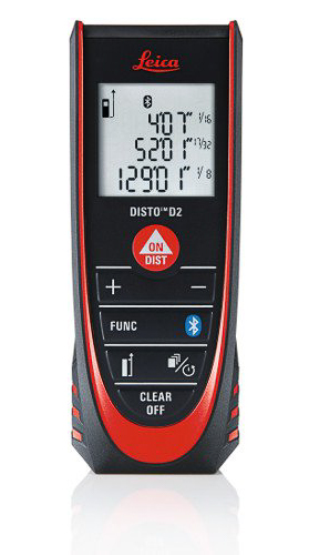 Leica D2BT Laser Measure, 100m Range, ±1.5 mm Accuracy