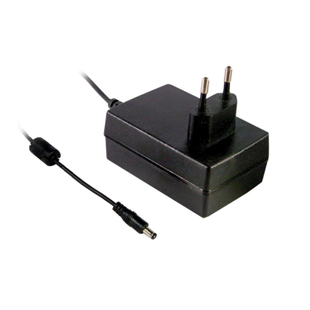 MEAN WELL 36W Plug-In AC/DC Adapter 15V Output, 2.4A Output