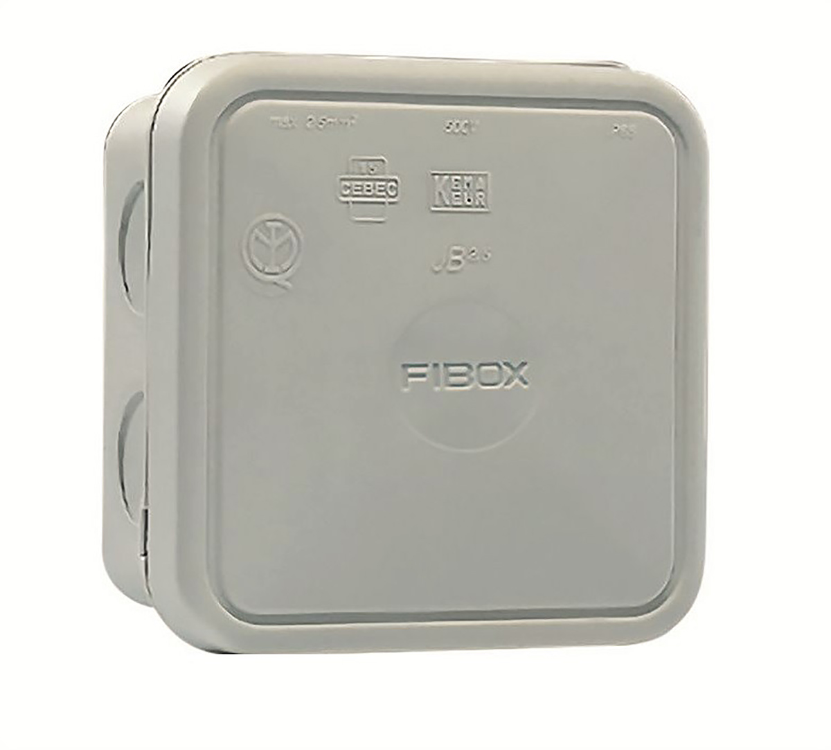 Fibox Light Grey Polypropylene Junction Box, IP65, 90 x 90 x 49mm