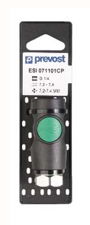 PREVOST Composite Body Female Safety Quick Connect Coupling, G 1/2 Female Threaded