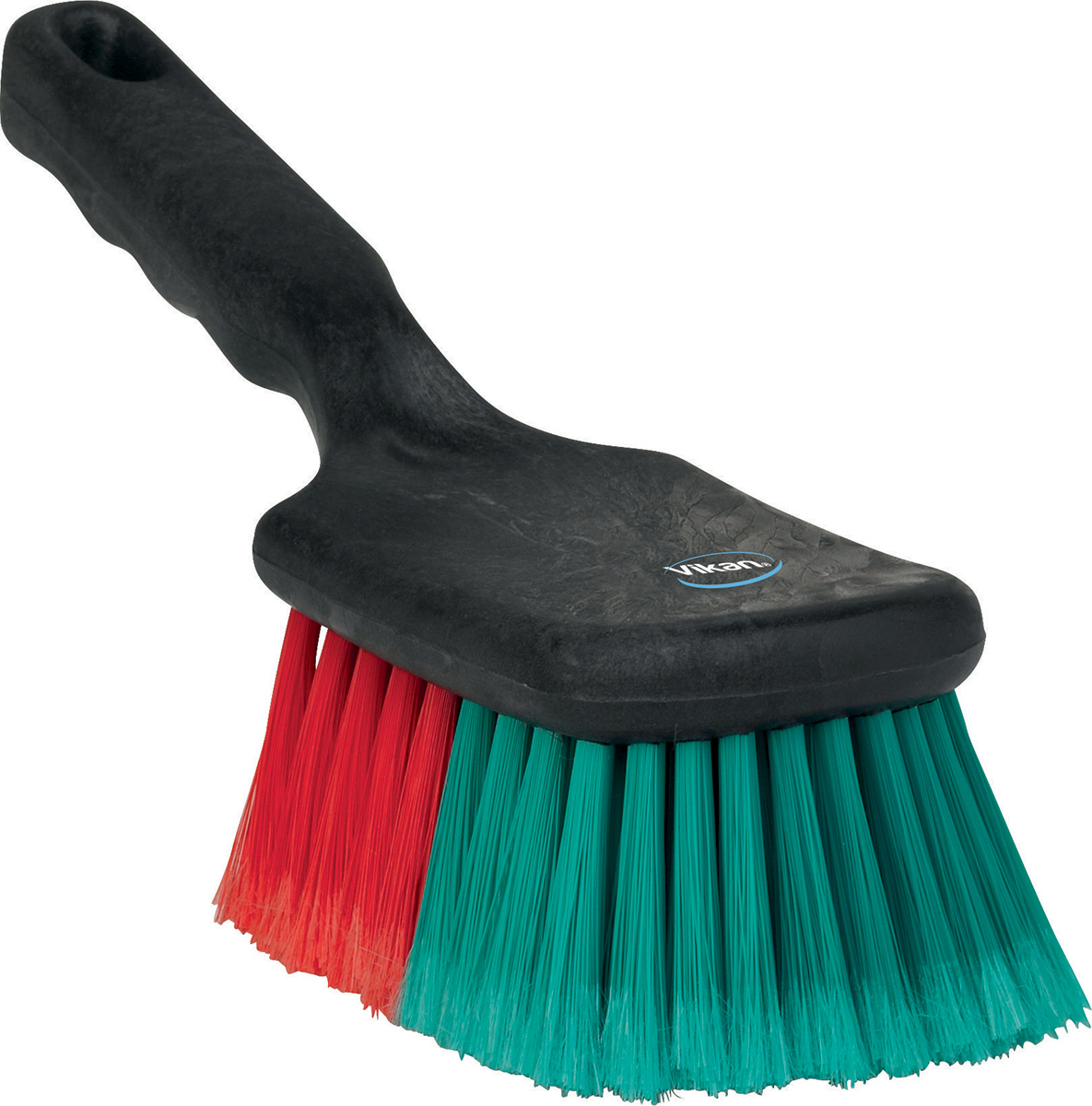 Vikan Soft Bristle Black Scrubbing Brush, 45mm bristle length, Polyester bristle material