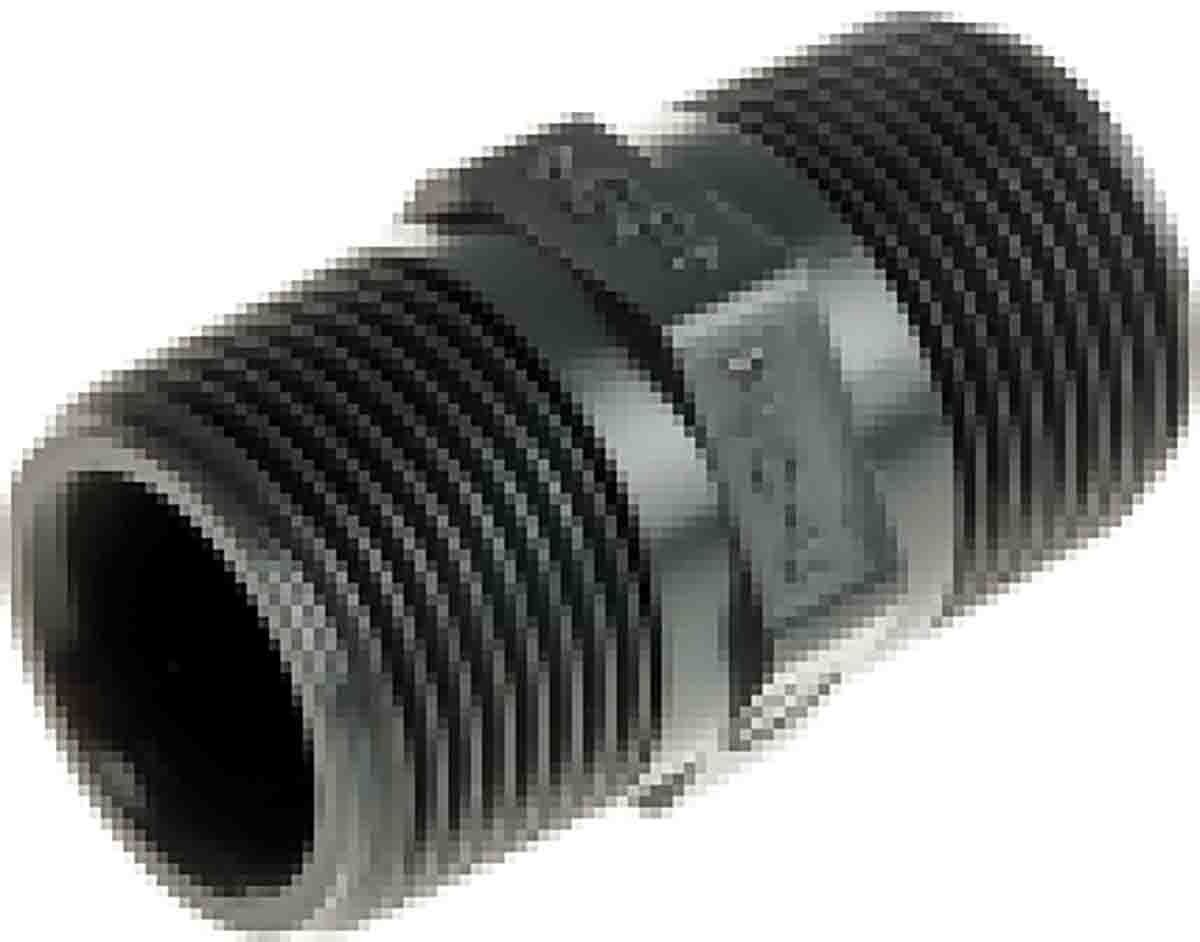 Georg Fischer Plastic Pipe Fitting, Straight Threaded, R 1in