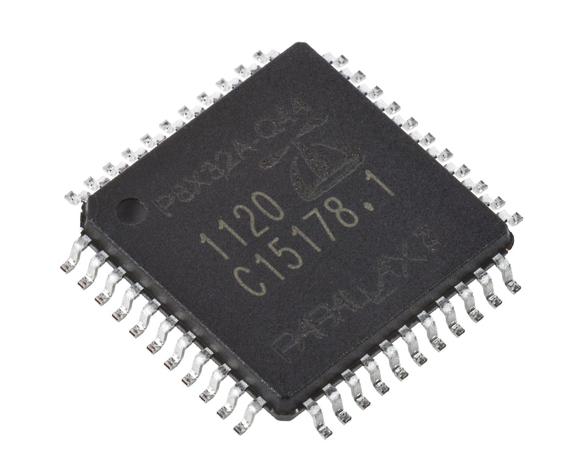 Parallax Inc P8X32A-Q44, 32 bit P8X32A, P8X32A Microcontroller, 80 MHz, 64kB ROM, 44-Pin LQFP