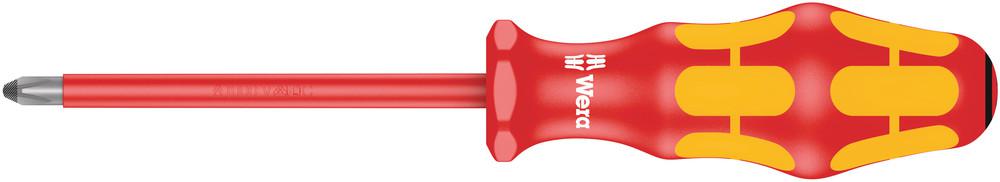 Wera Pozidriv Insulated Screwdriver, PZ2 Tip, VDE/1000V